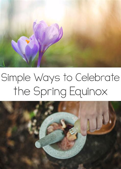 Pagan customs for marking the arrival of the spring equinox